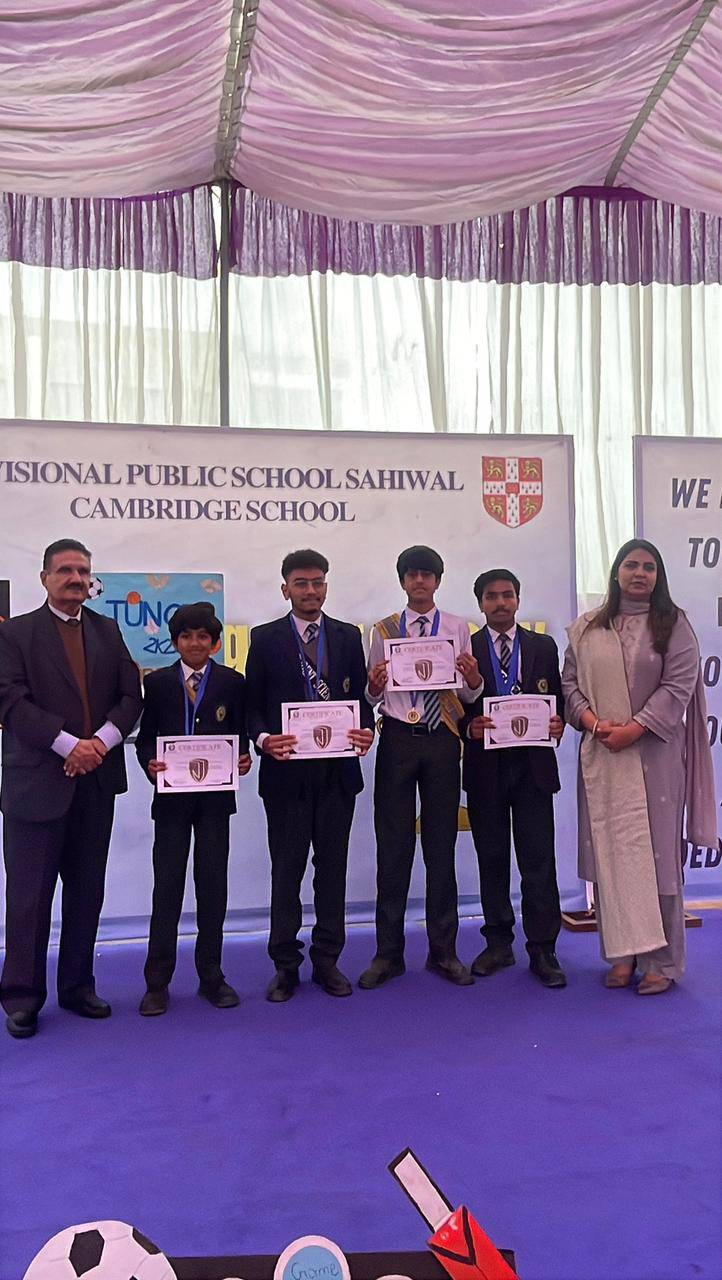 DPS Cambridge School Sahiwal students